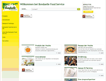 Tablet Screenshot of bonduelle-foodservice.at